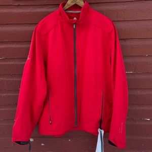 Sunice Hurricane Red Gore-Tex Full Zip Jacket Custom Vermont Golf Men's Size XL